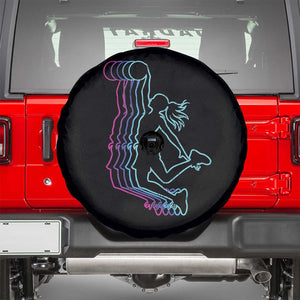 Basketball Girl Spare Tire Cover Player Slam Dunk Teens Girls TS10 Black Print Your Wear