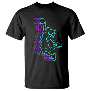 Basketball Girl T Shirt Player Slam Dunk Teens Girls TS10 Black Print Your Wear