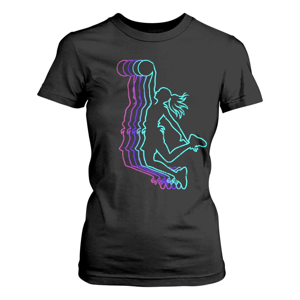 Basketball Girl T Shirt For Women Player Slam Dunk Teens Girls TS10 Black Print Your Wear