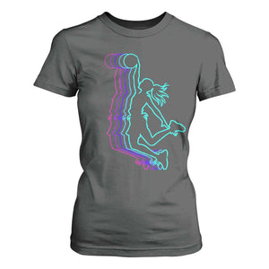 Basketball Girl T Shirt For Women Player Slam Dunk Teens Girls TS10 Dark Heather Print Your Wear