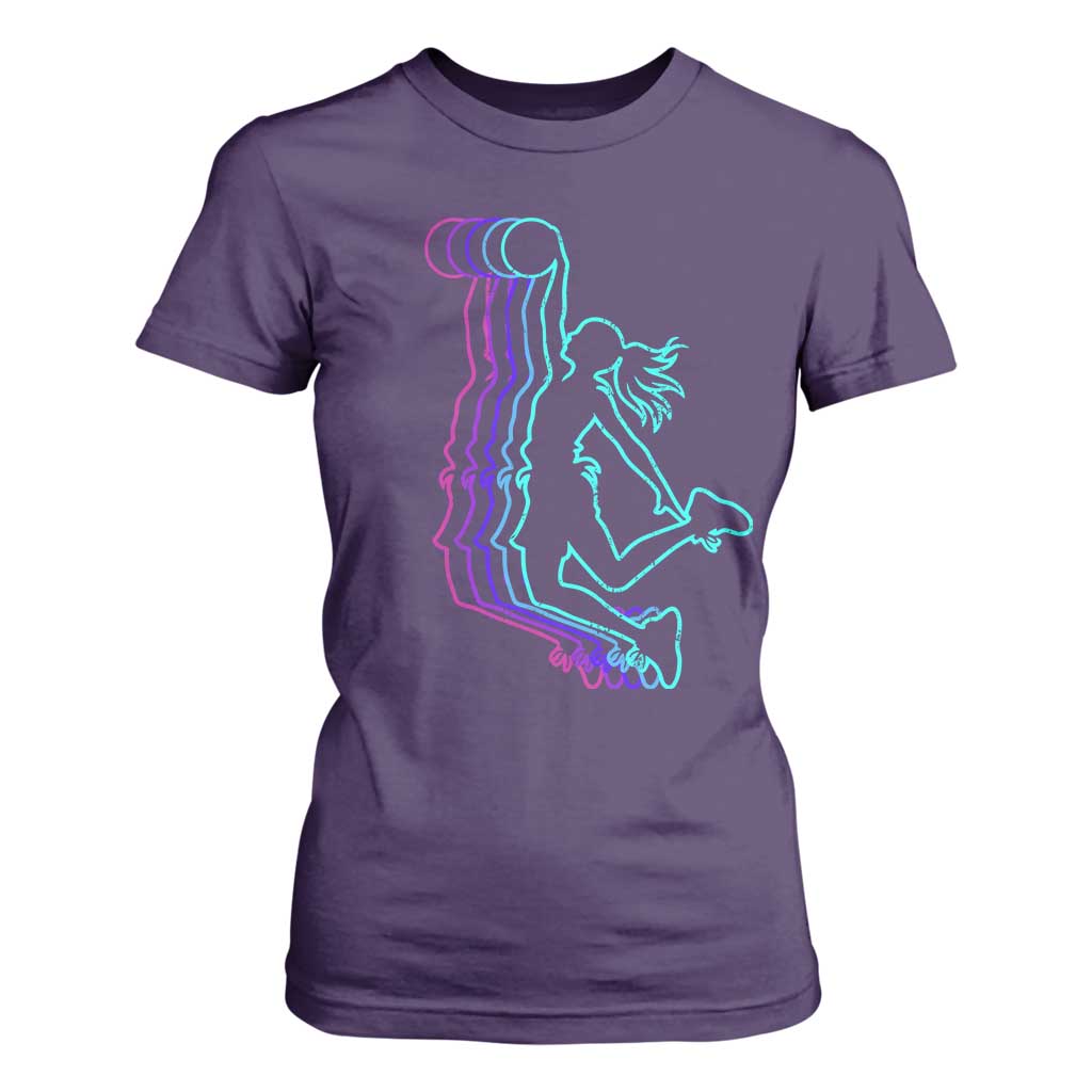 Basketball Girl T Shirt For Women Player Slam Dunk Teens Girls TS10 Purple Print Your Wear