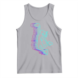 Basketball Girl Tank Top Player Slam Dunk Teens Girls TS10 Athletic Heather Print Your Wear