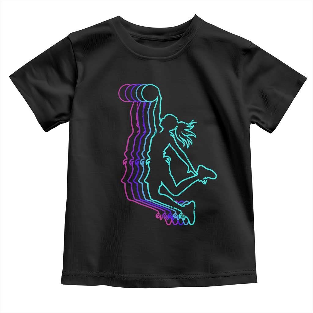 Basketball Girl Toddler T Shirt Player Slam Dunk Teens Girls TS10 Black Print Your Wear