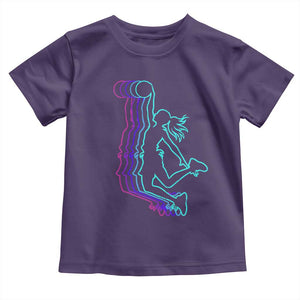 Basketball Girl Toddler T Shirt Player Slam Dunk Teens Girls TS10 Purple Print Your Wear
