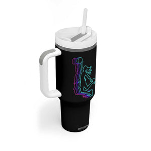 Basketball Girl Tumbler With Handle Player Slam Dunk Teens Girls TS10 Print Your Wear