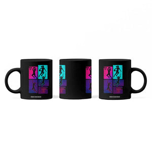 Basketball Girls Coffee Mug Retro Neon Girl Dunk Hoop Sports TS10 Print Your Wear