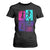 Basketball Girls T Shirt For Women Retro Neon Girl Dunk Hoop Sports TS10 Black Print Your Wear