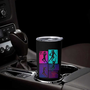 Basketball Girls Tumbler Cup Retro Neon Girl Dunk Hoop Sports TS10 Print Your Wear