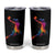 Basketball Girls Tumbler Cup Retro Vintage Watercolors Sport Splash Hoop Net Slam Dunk TS10 Black Print Your Wear