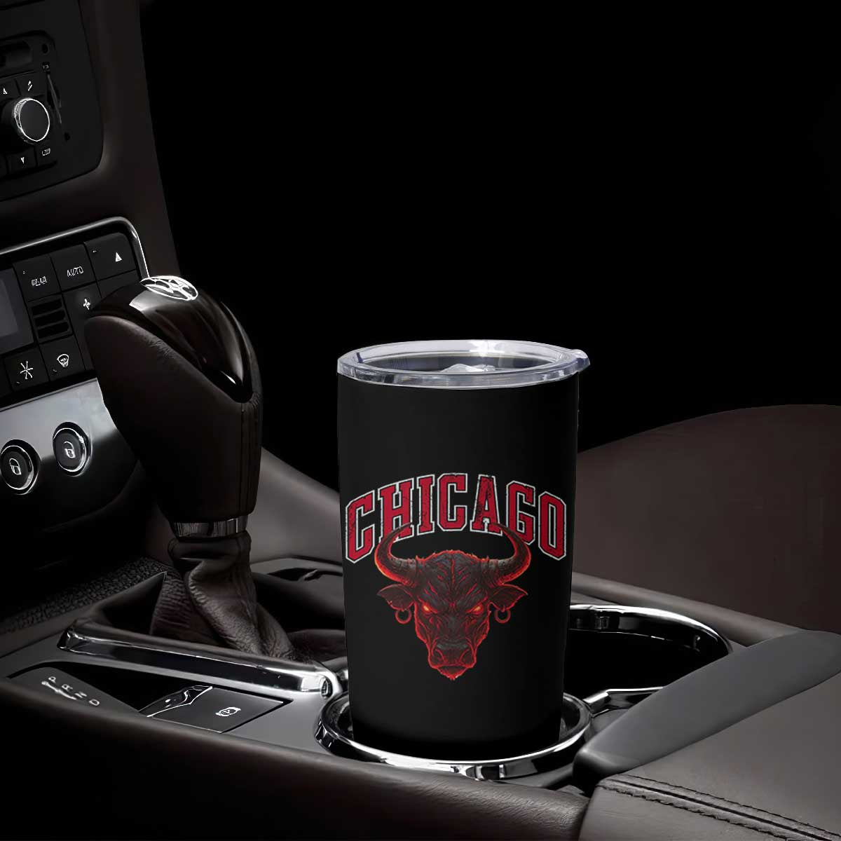 Retro Chicago Tumbler Cup Bulls Mascot Team Spirit Vintage Basketball Fan TS10 Print Your Wear