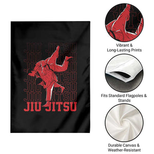 Brazilian Jiu Jitsu Garden Flag BJJ Distressed TS10 Print Your Wear