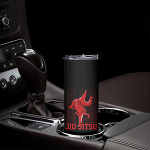 Brazilian Jiu Jitsu Skinny Tumbler BJJ Distressed TS10 Print Your Wear