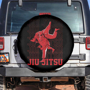 Brazilian Jiu Jitsu Spare Tire Cover BJJ Distressed TS10 No hole Black Print Your Wear