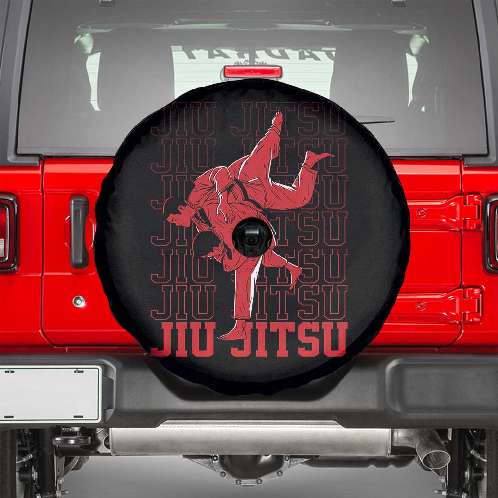 Brazilian Jiu Jitsu Spare Tire Cover BJJ Distressed TS10 Black Print Your Wear