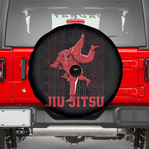 Brazilian Jiu Jitsu Spare Tire Cover BJJ Distressed TS10 Black Print Your Wear