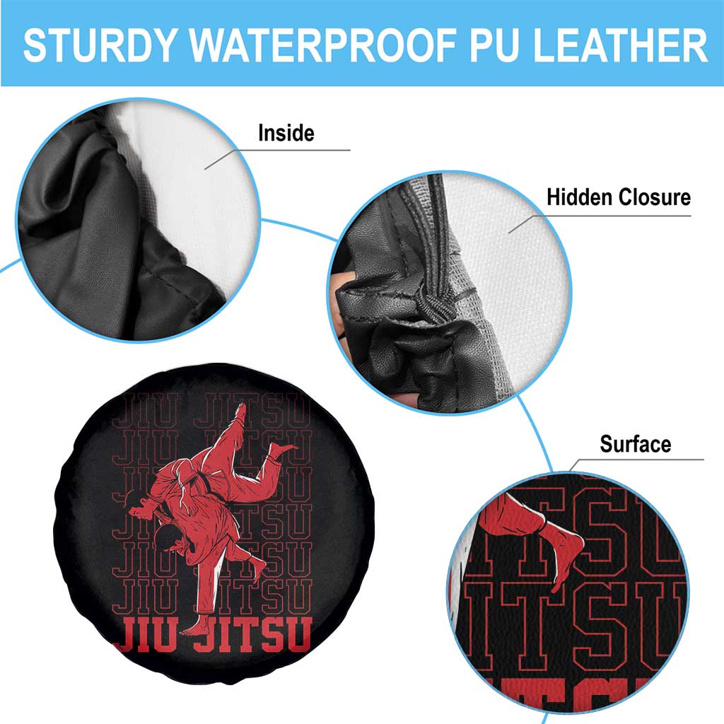 Brazilian Jiu Jitsu Spare Tire Cover BJJ Distressed TS10 Print Your Wear
