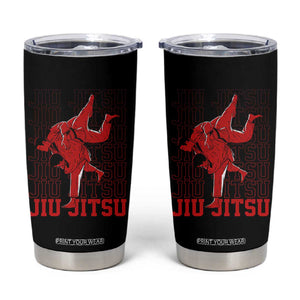 Brazilian Jiu Jitsu Tumbler Cup BJJ Distressed TS10 Black Print Your Wear