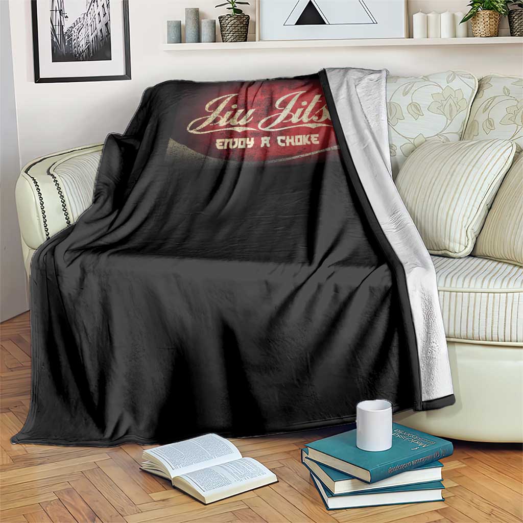 Funny Brazilian Jiu Jitsu Throw Blanket BJJ Tactical Hugging Choke Jiujitsu Martial Arts TS10 Print Your Wear