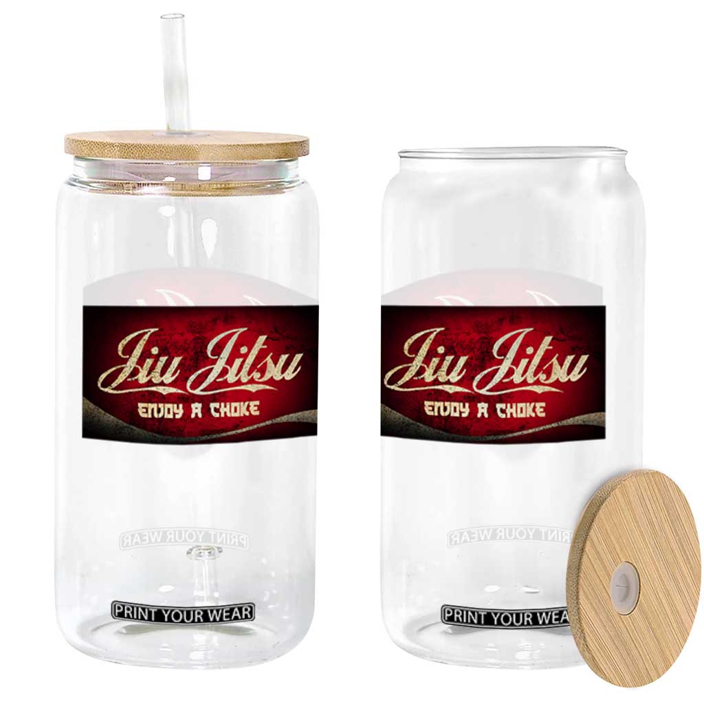 Funny Brazilian Jiu Jitsu Glass Can BJJ Tactical Hugging Choke Jiujitsu Martial Arts TS10 Print Your Wear