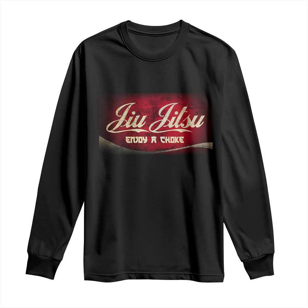 Funny Brazilian Jiu Jitsu Long Sleeve Shirt BJJ Tactical Hugging Choke Jiujitsu Martial Arts TS10 Black Print Your Wear