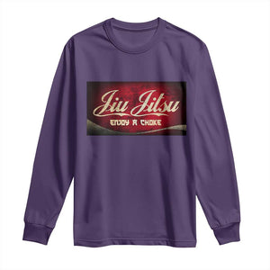 Funny Brazilian Jiu Jitsu Long Sleeve Shirt BJJ Tactical Hugging Choke Jiujitsu Martial Arts TS10 Purple Print Your Wear