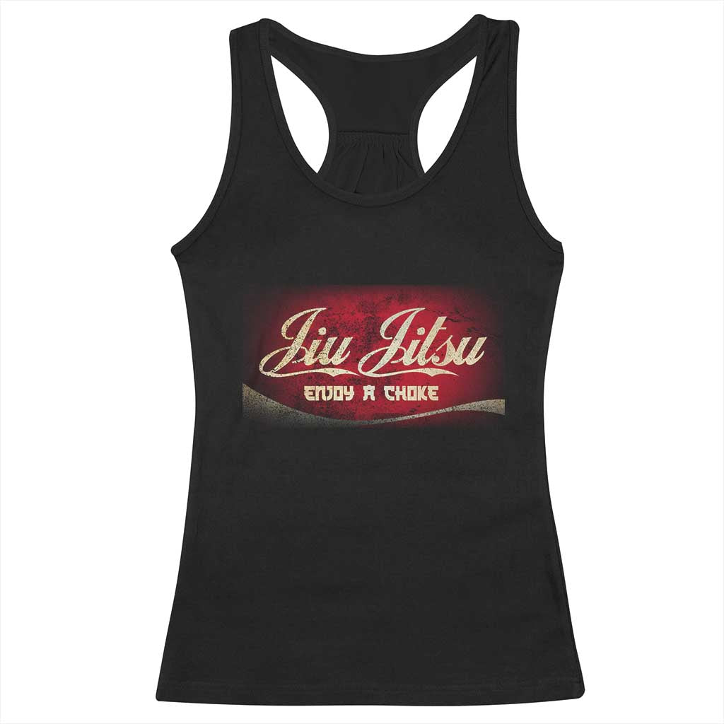 Funny Brazilian Jiu Jitsu Racerback Tank Top BJJ Tactical Hugging Choke Jiujitsu Martial Arts TS10 Black Print Your Wear