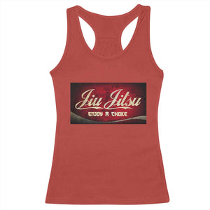 Funny Brazilian Jiu Jitsu Racerback Tank Top BJJ Tactical Hugging Choke Jiujitsu Martial Arts TS10 Red Print Your Wear