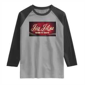 Funny Brazilian Jiu Jitsu Raglan Shirt BJJ Tactical Hugging Choke Jiujitsu Martial Arts TS10 Sport Gray Black Print Your Wear