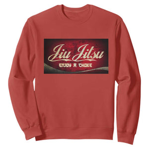 Funny Brazilian Jiu Jitsu Sweatshirt BJJ Tactical Hugging Choke Jiujitsu Martial Arts TS10 Red Print Your Wear