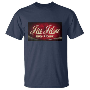 Funny Brazilian Jiu Jitsu T Shirt BJJ Tactical Hugging Choke Jiujitsu Martial Arts TS10 Navy Print Your Wear
