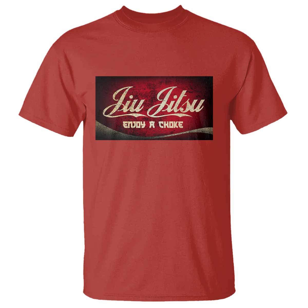 Funny Brazilian Jiu Jitsu T Shirt BJJ Tactical Hugging Choke Jiujitsu Martial Arts TS10 Red Print Your Wear