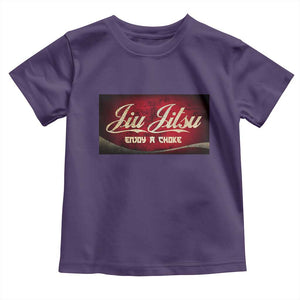 Funny Brazilian Jiu Jitsu Toddler T Shirt BJJ Tactical Hugging Choke Jiujitsu Martial Arts TS10 Purple Print Your Wear