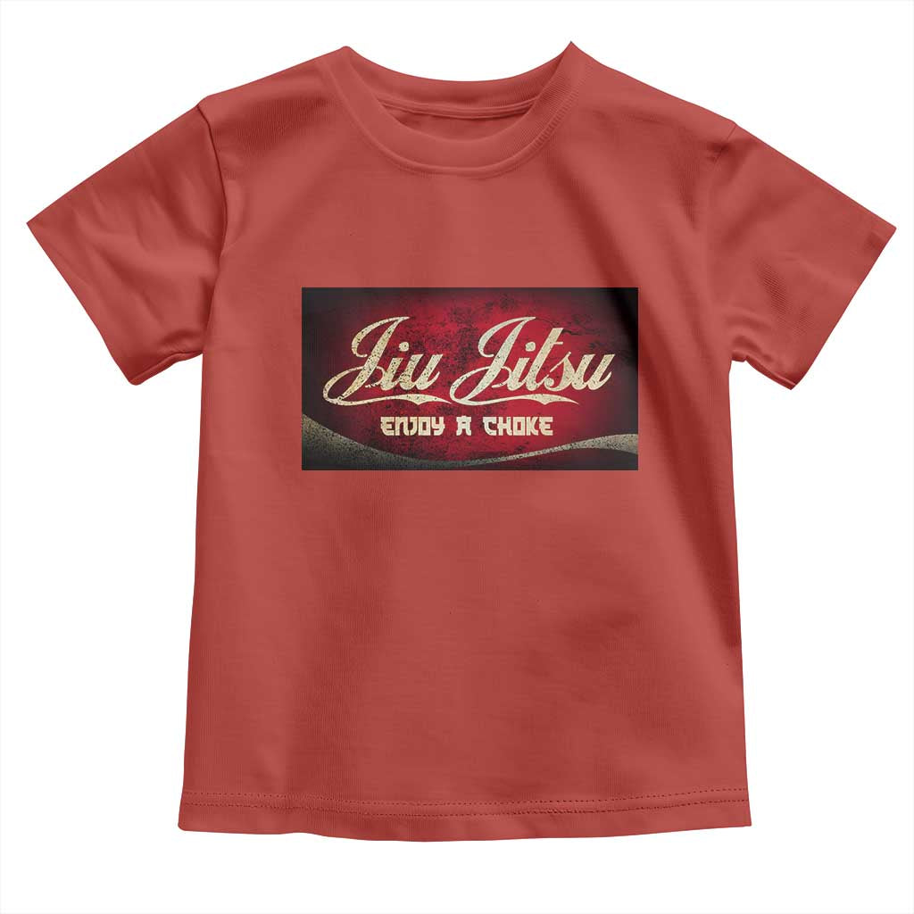Funny Brazilian Jiu Jitsu Toddler T Shirt BJJ Tactical Hugging Choke Jiujitsu Martial Arts TS10 Red Print Your Wear
