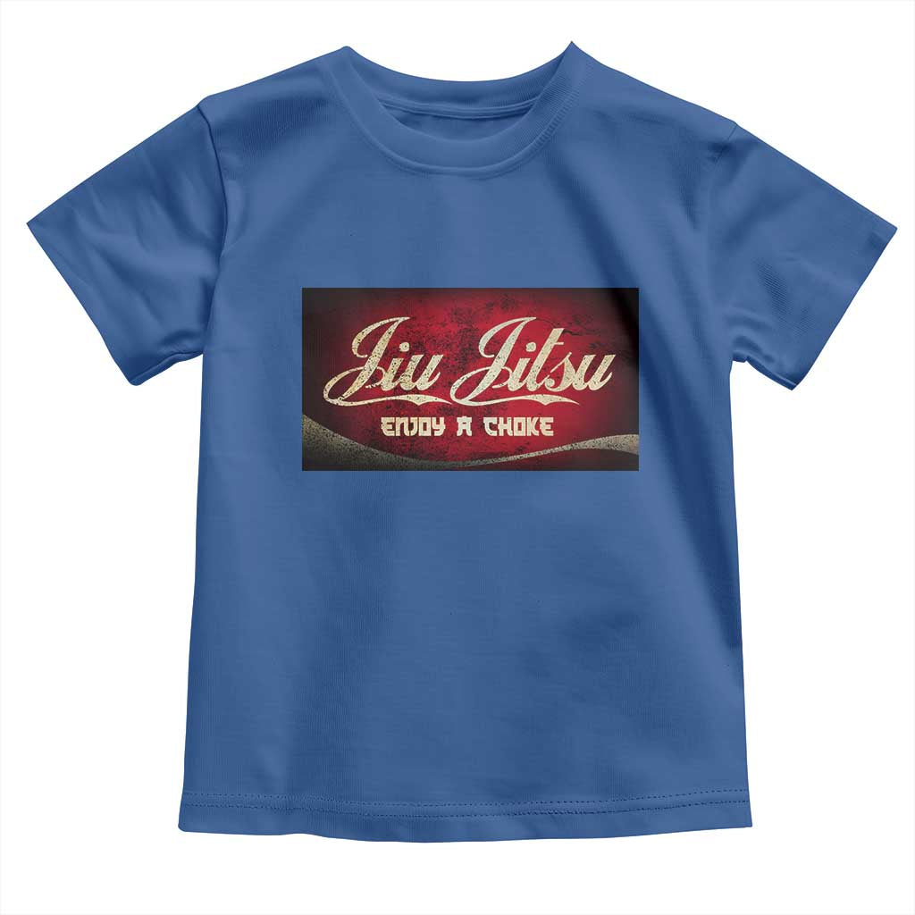 Funny Brazilian Jiu Jitsu Toddler T Shirt BJJ Tactical Hugging Choke Jiujitsu Martial Arts TS10 Royal Blue Print Your Wear