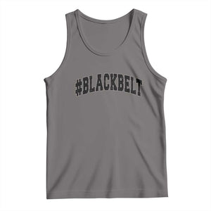 Martial Arts Karate Black Belt Tank Top Retro Varsity Vintage TS10 Deep Heather Print Your Wear