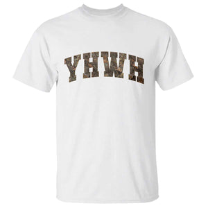 Camo YHWH T Shirt Christianity Jesus Preppy Christian Faith Bible Verse TS10 White Print Your Wear