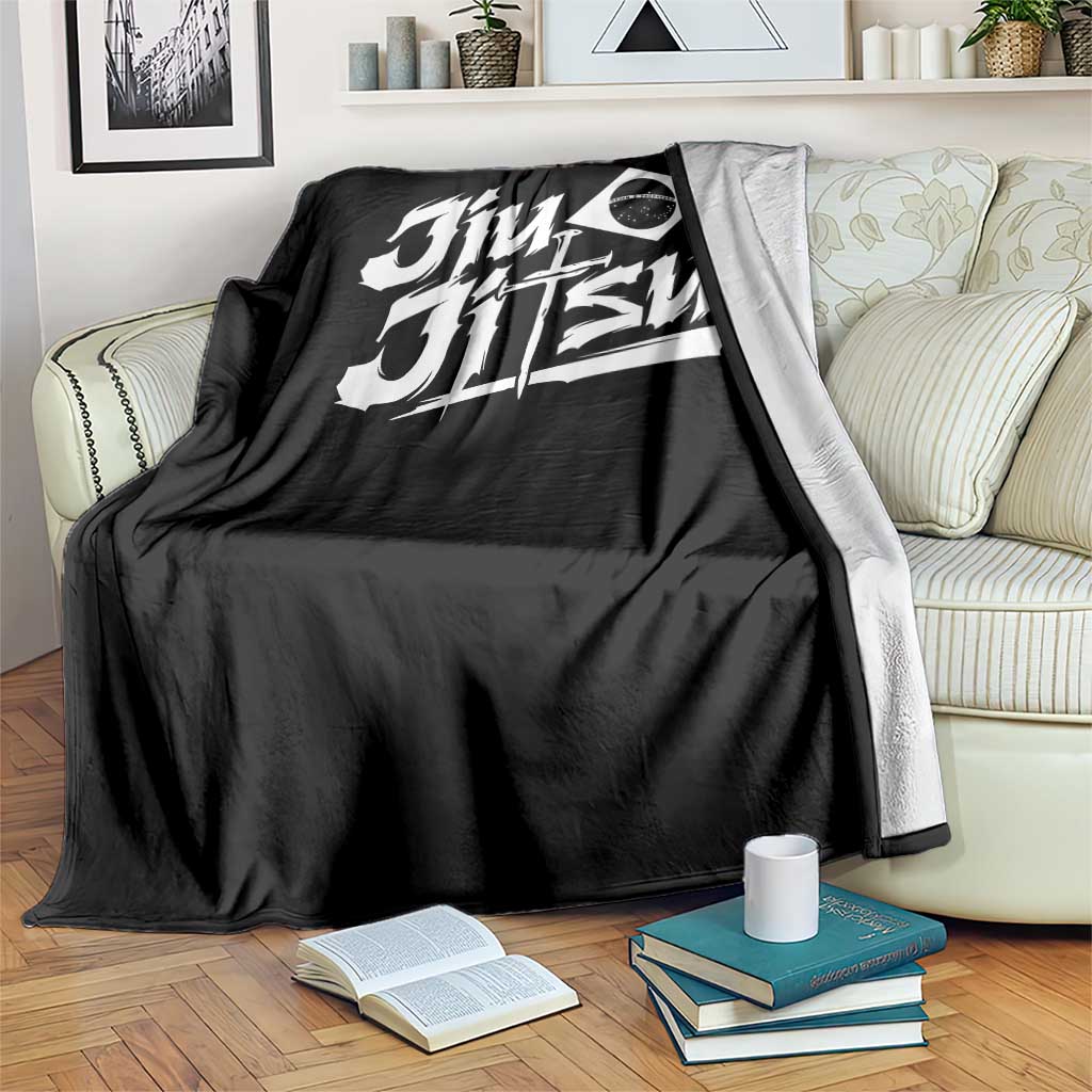 Brazilian Jiu Jitsu Throw Blanket Christian Cross BJJ Fighter Training Tee for Martial Arts Lovers TS10 Print Your Wear