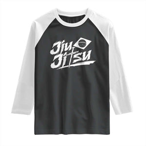 Brazilian Jiu Jitsu Raglan Shirt Christian Cross BJJ Fighter Training Tee for Martial Arts Lovers TS10 Black White Print Your Wear