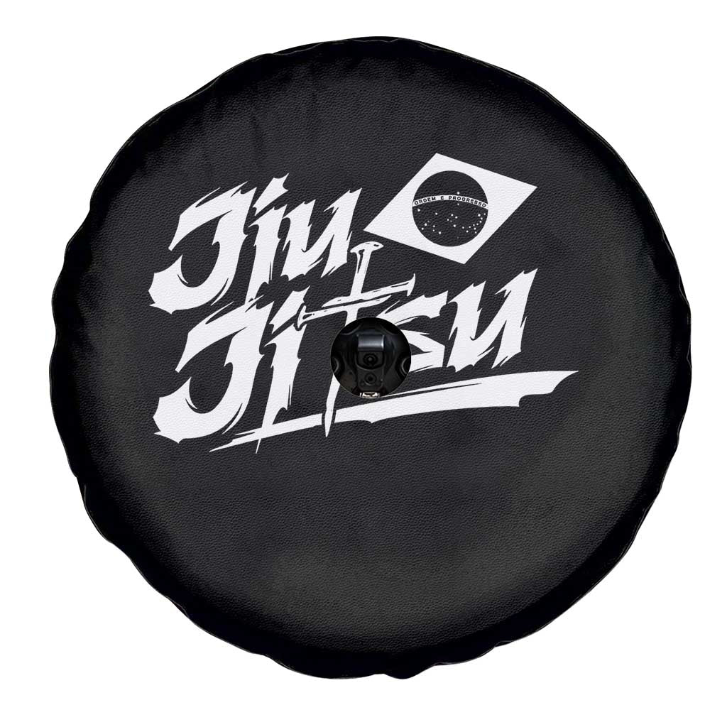 Brazilian Jiu Jitsu Spare Tire Cover Christian Cross BJJ Fighter Training Tee for Martial Arts Lovers TS10 Print Your Wear