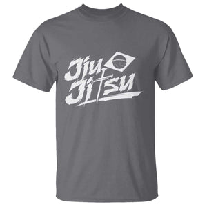 Brazilian Jiu Jitsu T Shirt Christian Cross BJJ Fighter Training Tee for Martial Arts Lovers TS10 Charcoal Print Your Wear