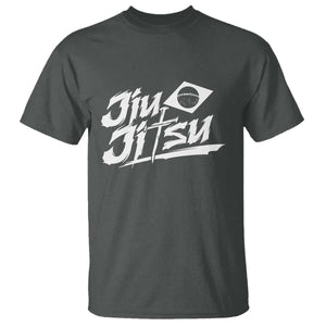 Brazilian Jiu Jitsu T Shirt Christian Cross BJJ Fighter Training Tee for Martial Arts Lovers TS10 Dark Heather Print Your Wear