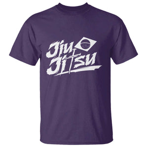 Brazilian Jiu Jitsu T Shirt Christian Cross BJJ Fighter Training Tee for Martial Arts Lovers TS10 Purple Print Your Wear