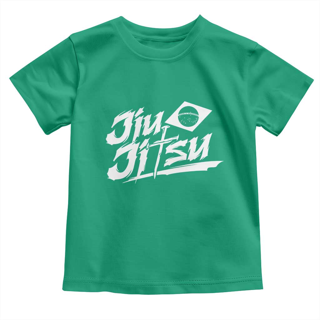 Brazilian Jiu Jitsu Toddler T Shirt Christian Cross BJJ Fighter Training Tee for Martial Arts Lovers TS10 Irish Green Print Your Wear