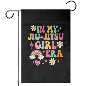 In My Jiu Jitsu Girl Era Garden Flag Retro Groovy BJJ Girls TS10 Black Print Your Wear