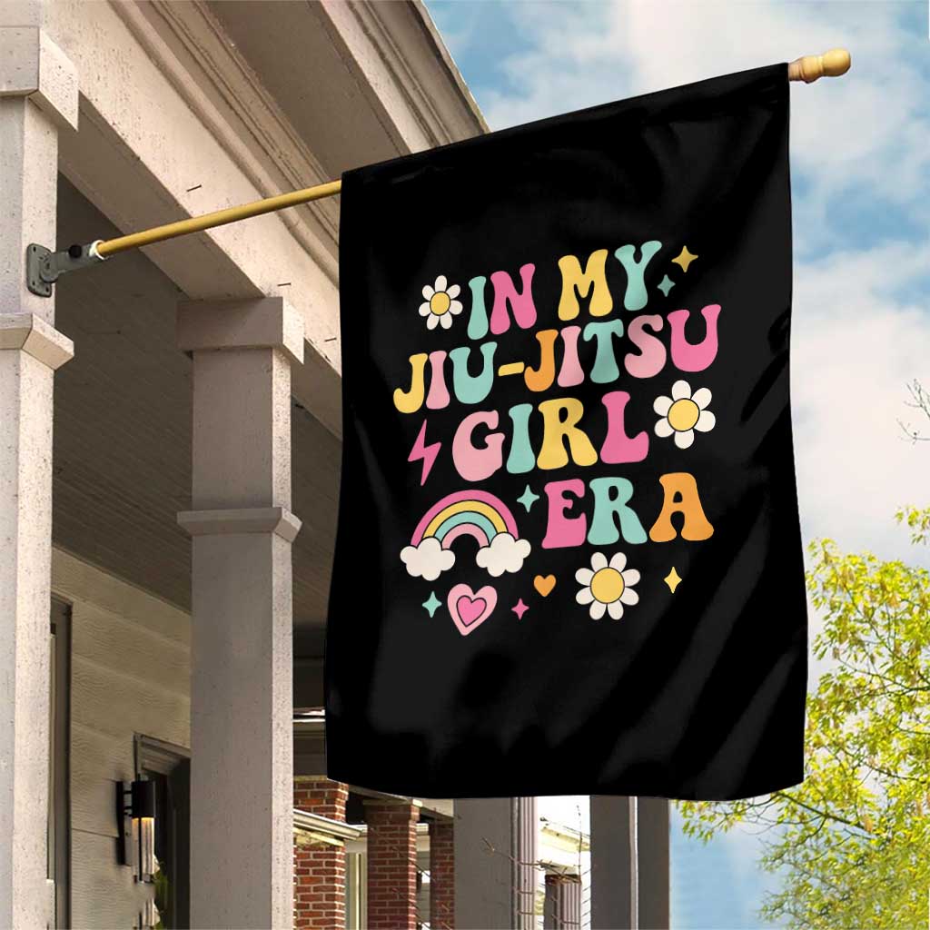 In My Jiu Jitsu Girl Era Garden Flag Retro Groovy BJJ Girls TS10 Print Your Wear