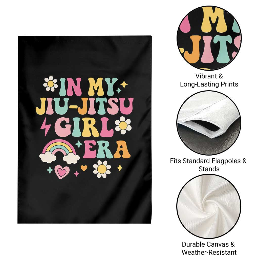 In My Jiu Jitsu Girl Era Garden Flag Retro Groovy BJJ Girls TS10 Print Your Wear