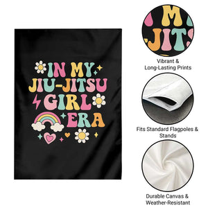 In My Jiu Jitsu Girl Era Garden Flag Retro Groovy BJJ Girls TS10 Print Your Wear