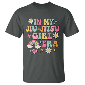 In My Jiu Jitsu Girl Era T Shirt Retro Groovy BJJ Girls TS10 Dark Heather Print Your Wear