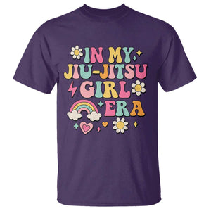 In My Jiu Jitsu Girl Era T Shirt Retro Groovy BJJ Girls TS10 Purple Print Your Wear