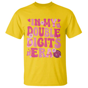 10 Years Old Birthday Girl T Shirt In My Double Digits Era TS10 Daisy Print Your Wear